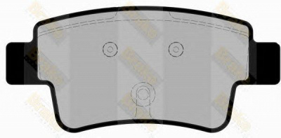 BRAKE ENGINEERING pa1768 -  Комплект тормозных колодок, дисковый тормоз
